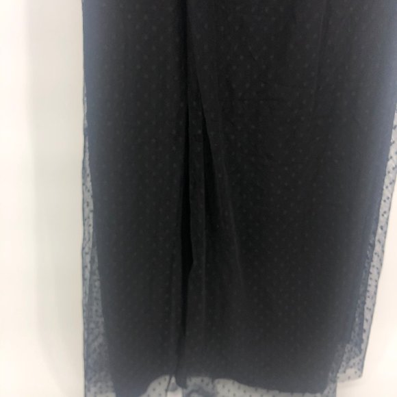 Queen B London Maternity Black Tulle Maxi - Picture 4 of 7